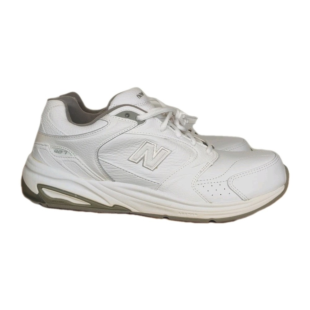 New Balance 927 White Leather Walking Shoes Sneakers Mens Size 12 B Look Unworn!